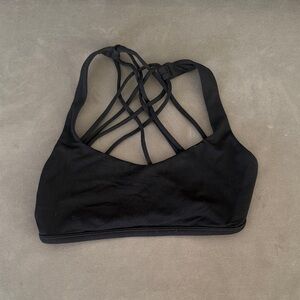 lululemon athletica Black Strappy Sports Bra